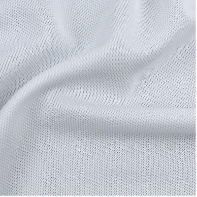 China 100% Polyester Fine Gauge Pique Bird Eye Mesh Fabric Material for Sports Polo Shirts for sale