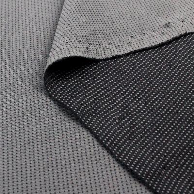 China Breathable Mesh Fabric Quick-dry Double Face Jacquard Plain Spot Fabric for Gym Wear for sale