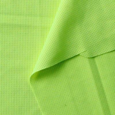 China Sportswear Jersey T-Shirt Fabric Polyester Spandex Mesh with Wicking Chemical Finish for sale