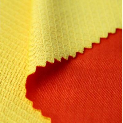 China Polyester Spandex Bird Eye Mesh Knitted Fabric 185GSM for Sportswear Shirt Sale for sale