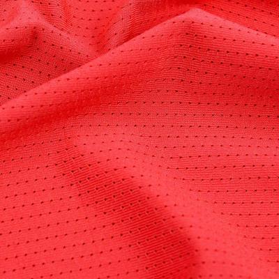 China Elastic Underwear Holes Fabric Quick-dry Sports Wear Mesh with Weft Knitted Type for sale