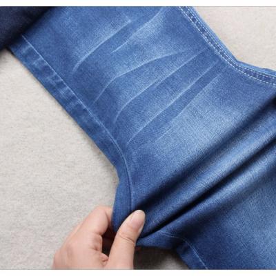 China Black Breathable Twill Jean Fabric Materials Stretch Denim Fabric-Spandex Denim Fabric for sale