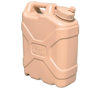 China From PHED Factory Wholesale 20L Beige Portable Outdoor Drinking Water Bucket Directly for sale