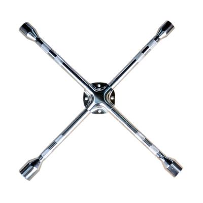 China Hot Selling New Product Carbon Steel Chrome-plating Car Tire Repair Wrench Cross Tool for sale