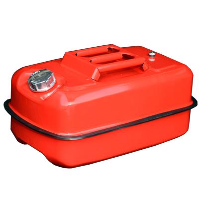 China Economic Gasoline Custom Design Red And Black Oil Storage Gasoline 20l Jerry Can Drums for sale