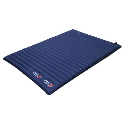 China Chunlan Cloth Sell Well New Type Inflatable Double Foot Press Camping Sleep Pad With Pillow for sale