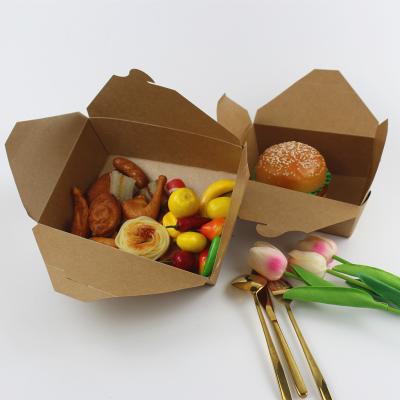 China Interesting Eco Friendly Recyclable Corrugated Paper Food Disposable China Kraft Bowl With Window for sale