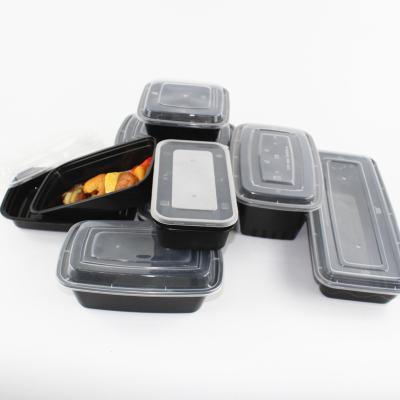 China Sustainable Wholesale Biodegradable Disposable Food Container Plastic Take Away Food Container for sale