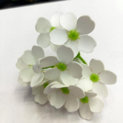 China 40pcs/box durable gift box packing artificial soap flower head forget-me-not flower for wedding decoration for sale