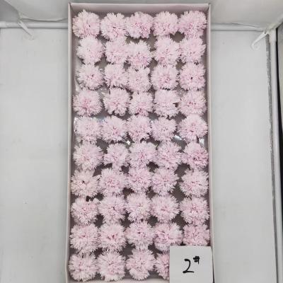 China 50pcs/box Durable Decorative Artificial Soap Flower Artificial Soap Flower Head Carnation Great S Day Gifts For Birthday Valentine Mother&'s Day for sale