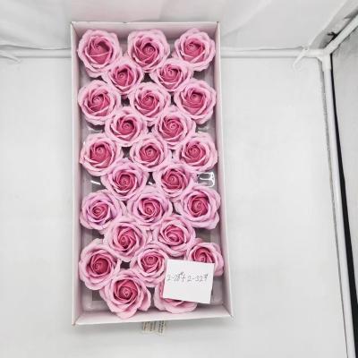 China 25pcs/box Durable Artificial Soap Flower Head Foam Rose Flowers For Wedding Centerpieces Arrangements Party Home Decor for sale