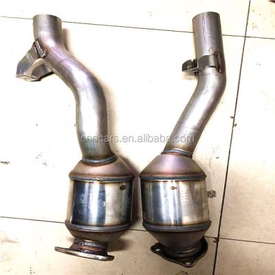 China Metal Rear Catalytic Converter Reactor For Porsche Cayenne 4.8 V8 Gas Without Turbo 958113023AX 958113024AX for sale