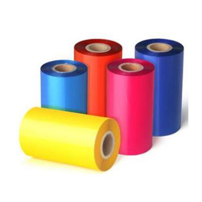 China Original china supplier factory price adhesive sticker 70/90/100/300 meter barcode resin printer ribbon heat sensitive paper for sale