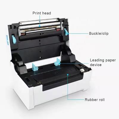 China 4x6 inch A6 black and white thermal shipping label printer for sticker printing machine barcode printing machine for sale