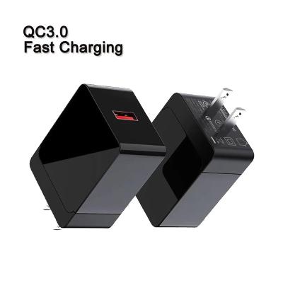 China High Quality Certified QC 3.0 USB Mobile Phone Charger Fast Charger For iPhone Huawei Samsung USA Plug USB Wall Charger for sale