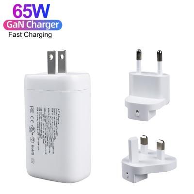 China Palladium 3 GaN Charger Left Mobile Phone Charger 65W GaN Palladium 65W Mobile Phone Charger Qc3.0 Usb C Charger Power Adapter for sale