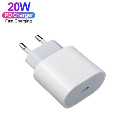 China Mobile Phone Original For iPhone 12 Pro 20 Watt USB-C Power Adapter 20W Palladium Fast Charging Fast Charger for sale