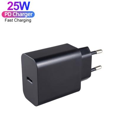 China Mobile Phone PD 25W Charger Mobile Phone Travel Charger Fast USB Type C Wall Charger EU USA Plug For iPhone 13 For Samsung for sale