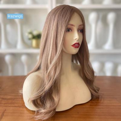 China Luxury Unprocessed European Lace Top 100% Virgin Hair Body Wave Jewish Kosher Sheitel Wigs for sale