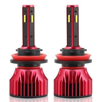 China Customize 11000 Lumen 6000K LED HI Headlight Car Bulb H7 H11 9005 9006 9012 T10 Led Headlight for sale