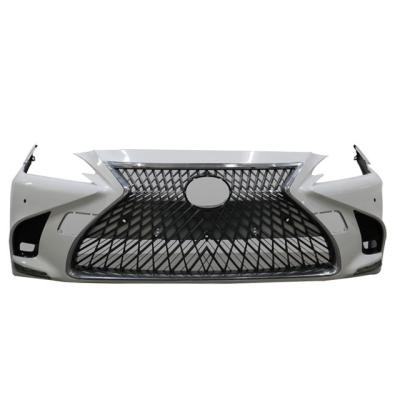 China Plastic Body Kit Upgrade Front Bumper With Grill Car Bumper For 2018 Lexus ES Series for sale