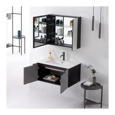 China Modern MDF Cabinet Bathroom Vanity For Toilet With Single Basin In America Cheap Price Sale for sale