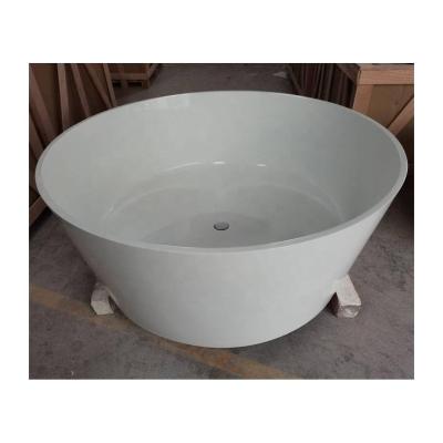 China 1400 Series Resin Free Cast Solid Lithocast Outdoor Bathtub With Deep Bathing for sale