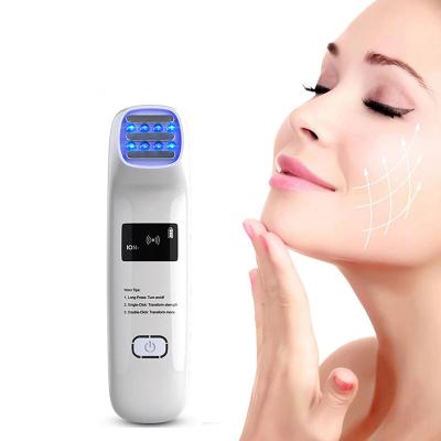 China Anti-Puffiness 2022 New 5 in 1 Led Facial Tightening Facial Massager RF Therapy Equipment EMS Face Lift Massager Radiofrecuencia for sale