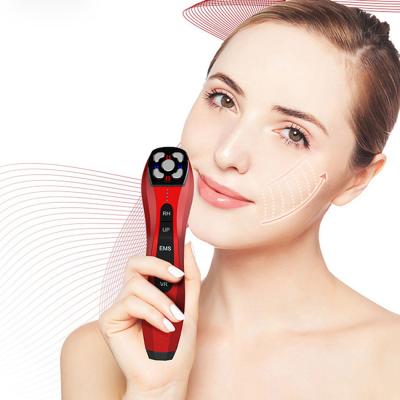 China Wrinkle Remover 500mAh Battery Capacity Facial Lifting UP VR LED Mode Whiten Facial Skin Beauty Device for sale