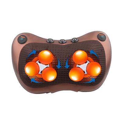 China Butterfly Panel Head Internal Shape Full Body Cordless Rechargeable Massage Pillow With Massage for sale