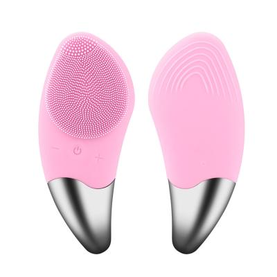 China Deep Clean Pore Remover Dirt Skin Help The Cloud Absorb Silicone Cleansing Scrubber Brush Face for sale