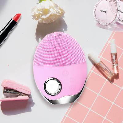 China Face Cleansing Hot Selling Amazon Food Grade Silicone Face Cleaner Exfoliator Cleaning Brush for sale