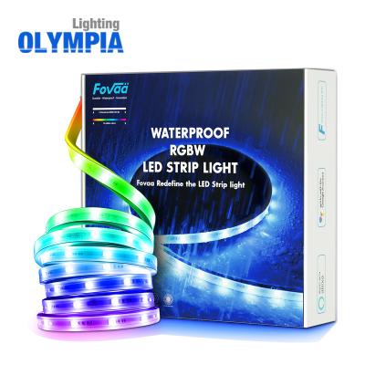 China Swimming Pool LV Mesh Remote Commander IP67 Rated Waterproof Neon Flex 12V RGBW Led Strip Light for sale