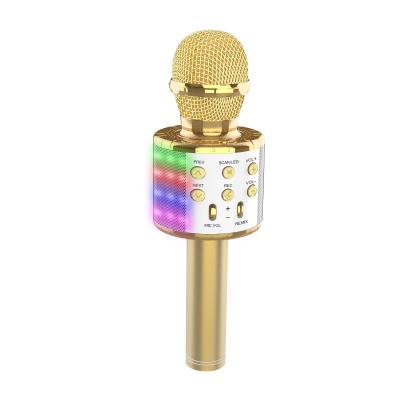 China Portable Wireless Karaoke Mic Handheld Microphone Speaker Headset Microphone BT Machine For All Smartphone Universal for sale