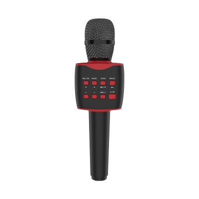 China Wireless Karaoke MIC BT Professional Wireless Stand Condenser Body Speaker Microphone HAPPYROOM Microphone Headset USB Radio Microphone for sale