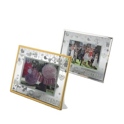 China HX-6687 Family Cube Photo Frames Wholesale White Ceramic Glass Ceramic Photo Frames Gifts Decorative Picture Frames for sale