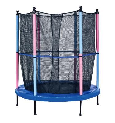 China Indoor Bungee Rope Suspension Trampoline for Kids Toddler Trampoline with Bungee Rope Suspension and Enclosure Net for sale