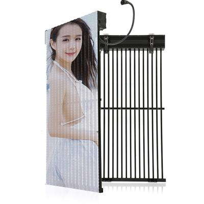 China DIP P15.6 Outdoor Video Display Wall LED Mesh Screen Curtain Outdoor for sale