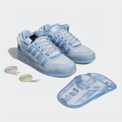 China Cushioning zapatilla running sports Bad Bunny blue tint Melting Sadness Easter Egg Tainers Runners Forum Buckle Low 84 shoes Men Women for sale