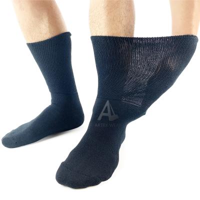 China Antibacterial Puffy Ankles Stretchy Men's Sugar Free Socks Active Slouch Fit Socks For Women for sale