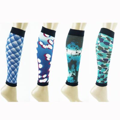 China Sublimation Calf Arm Compression Sleeve Printing Antibacterial Designer Socks for sale