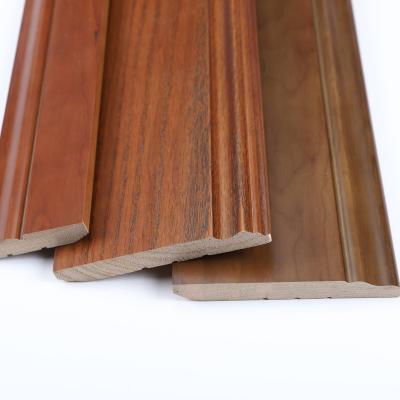 China Solid Wood \ Water Proof \ Solid Wood Skirting Board China Grade Main Wholesale Moisture Proof Home Decoration Solid Wood Veneer Wrapped for sale