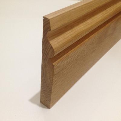 China Stable Solid Head American Grade Victoriana Ogee White Oak Skirting Board for sale