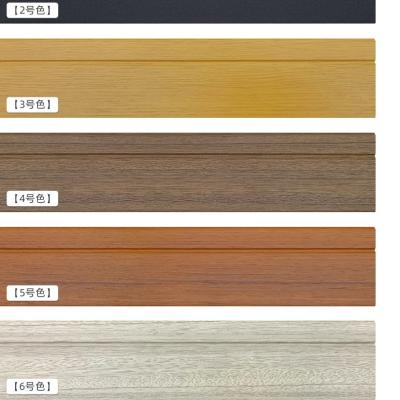 China Sustainable Sourced High Quality Wooden Skirting Boards Wrapped Wood Grain PVC Film for sale