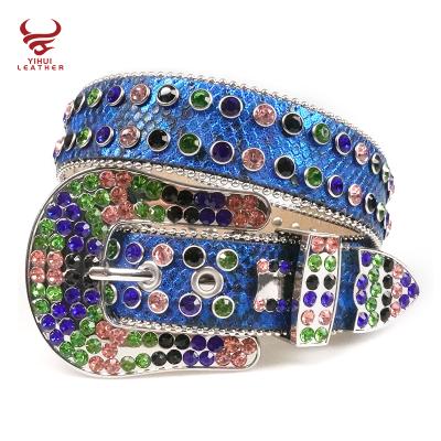 China ALLOY Fashion Belt Diamond Belt Western Crystal Studded Belt Cowgirl Men Women Luxury Rhinestone Belt for sale