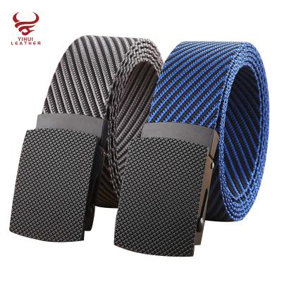 China Canvas Nylon Men's Casual Nylon Belt Roll Pin Sliding Buckle British Army Belt for sale