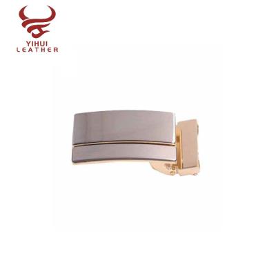 China Custom Single Clip Logo Nickel Free Belt Plate Buckle Gold Nickel Free Alloy Mens Belt Buckle for sale