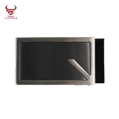 China Custom Made Belt Buckle Nickel Free With Logo Metal Zinc Alloy Buckles Metal Clip Plain Retention Belt Buckle For Men for sale