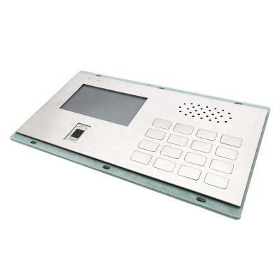 China Customized Durable Waterproof 4X4 ​​Stainless Steel Security Locker Metal Vandal Proof Keypad With Panel for sale