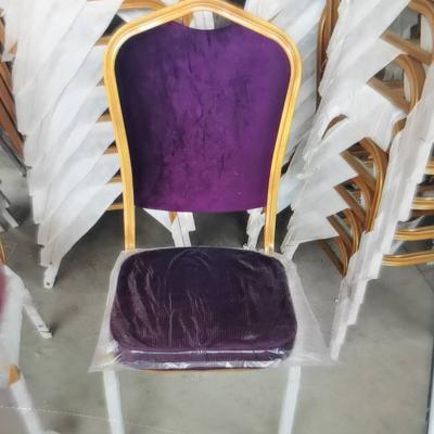 China Living room modern luxury outdoor wedding dining chairs wholesale cheap event hotel party hotel restaurant banquet aluminum legs chairs for sale